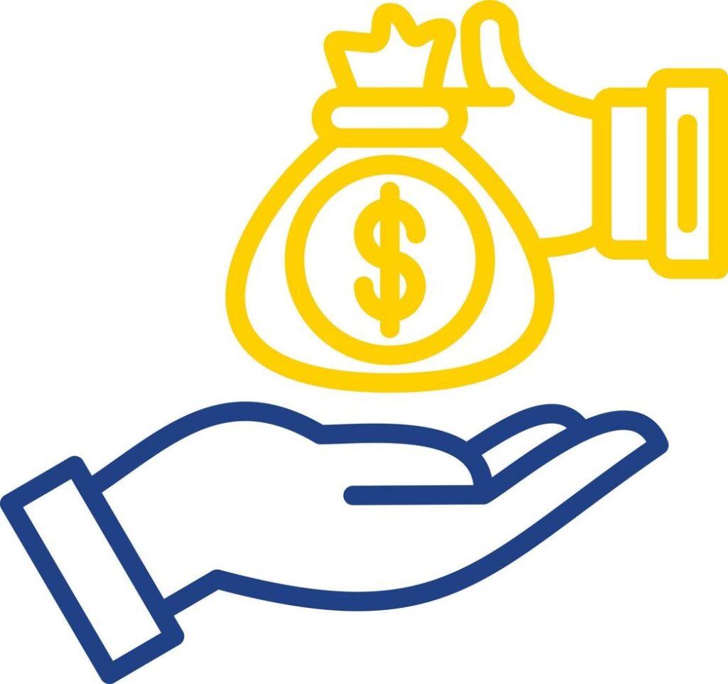 15815492 conception d icone de vecteur d aide financiere gratuit vectoriel