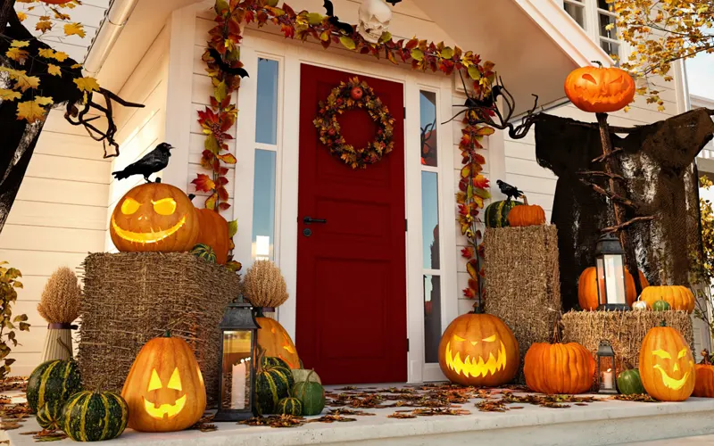 deco maison halloween 123rf